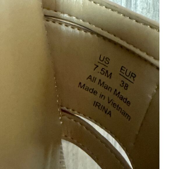 Sam Edelman Irina Slide Sandals Almond SE – Women’s Size 7.5M - Picture 10 of 14